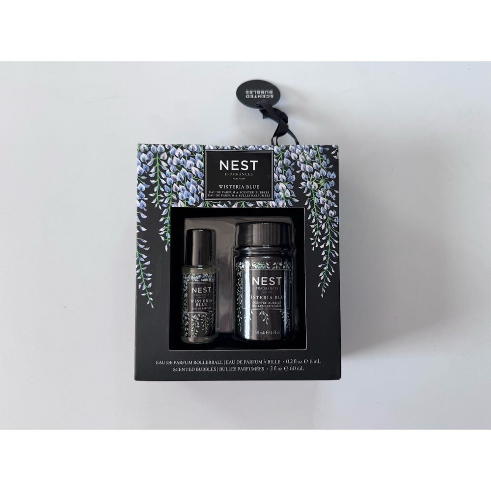 NEST Fragrances Wisteria Blue Eau de Parfum & Scented Bubbles 2-Piece Gift Set - Picture 2 of 5